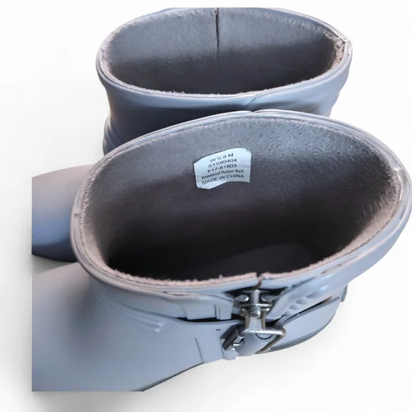 Sperry Moto Rainboots Ariel Beck Grey Womens Size 8 M - Picture 5 of 10